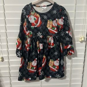 Santa dress. Size medium. Fits like 4T